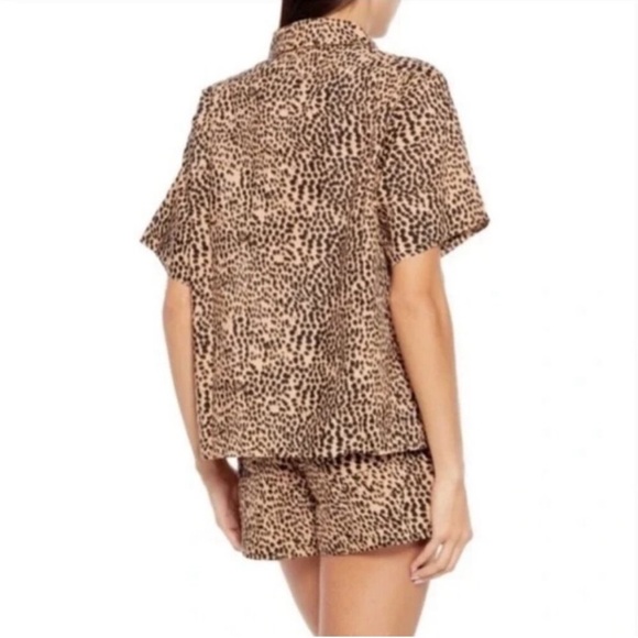 Ulla Johnson Iris leopard print short set - Picture 3 of 6